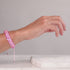 Pink | Silver | Double Mermaid Glass Bracelet